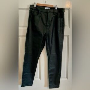 LOFT Skinny Jeans, Black Coated Stretch Denim mid rise